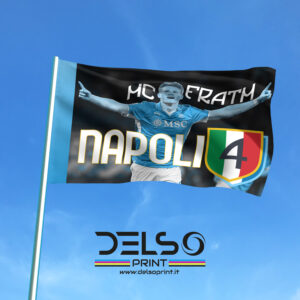 Bandiera Napoli McFratm - 4 Scudetto 2025