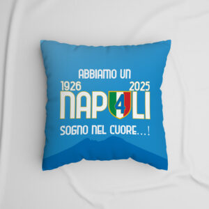 Cuscino Napoli 1926-2025 - 4 scudetto