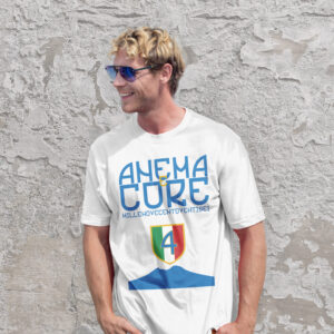 T-Shirt Napoli Anema e Core - 4 scudetto 2025