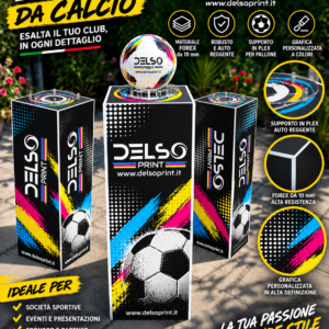 Totem Porta Pallone Personalizzato in Forex e Plexiglass