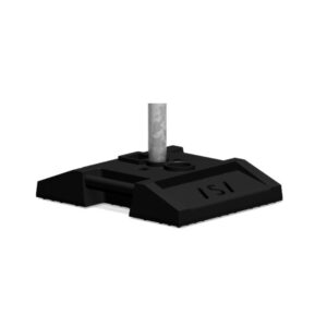 Base mobile zavorrata per segnaletica stradale