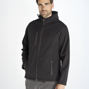 Giacca softshell con cappuccio JHK SOFTHOOD personalizzabile DelsoPrint