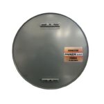 Retro tabella stradale circolare con attacchi