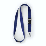 Dettaglio cordoncino portabadge STRING personalizzato con gancio metallico
