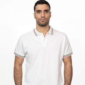 Polo Tricolore Personalizzabile – JHK PORA210TRIC